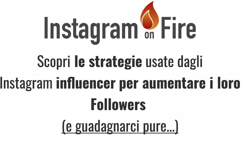 Videocorso Instaonfire: strategie per aumentare i followers su Instagram